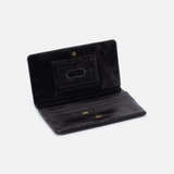 Hobo Lumen Continental Wallet - Black Vintage Hide