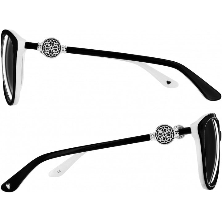 Brighton Ferrara Sunglasses - Black & White