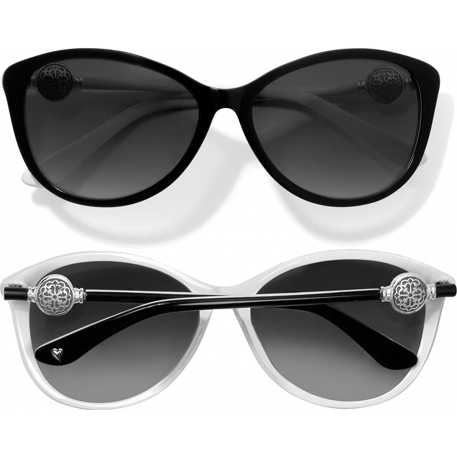 Brighton Ferrara Sunglasses - Black & White