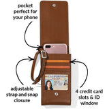 Brighton Pretty Tough Phone Organizer - Bourbon