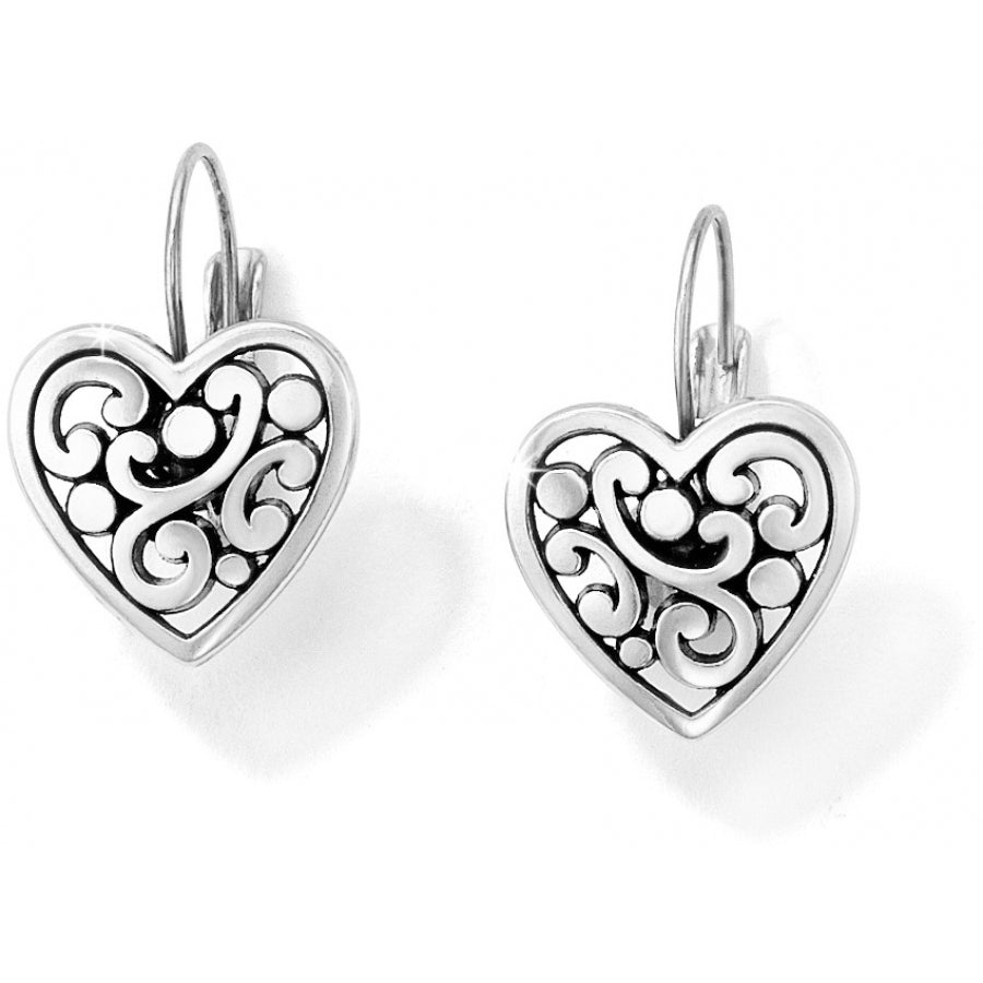 Brighton Contempo Heart Leverback Earrings Gift Box
