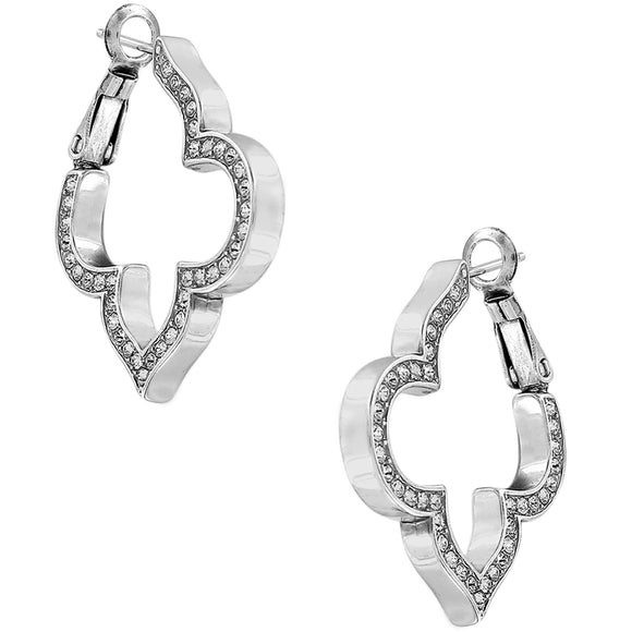 Brighton Toledo Collective Pave Hoop Earrings