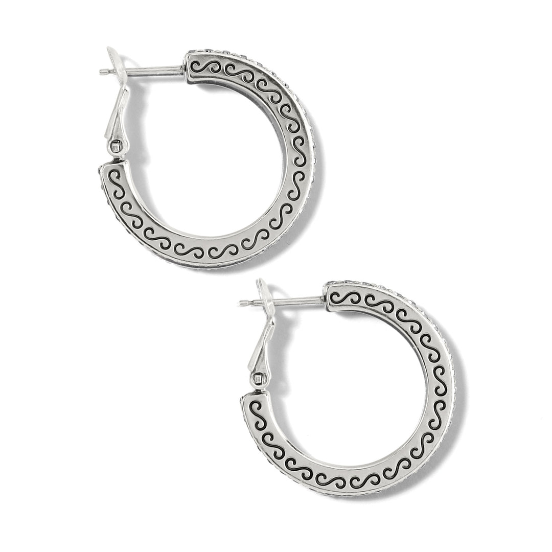 Brighton Meridian Thin Small Hoop Earrings - Silver