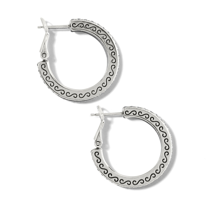 Brighton Meridian Thin Small Hoop Earrings - Silver