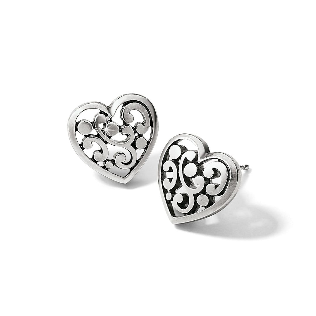 Brighton Contempo Heart Post Earrings