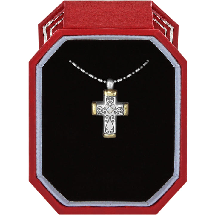 Brighton Venezia Petite Cross Necklace Gift Box