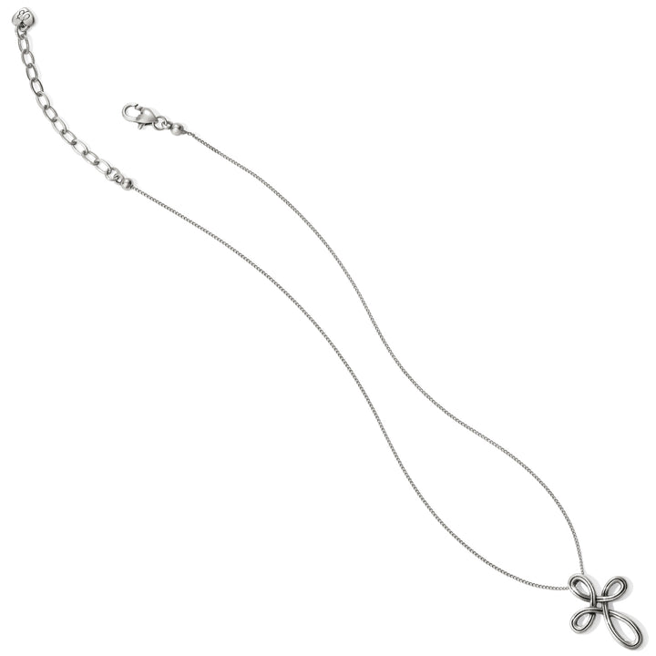 Brighton Interlok Petite Cross Necklace