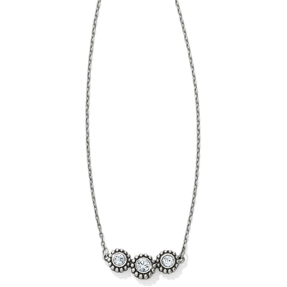 Brighton Twinkle Triple Stone Necklace