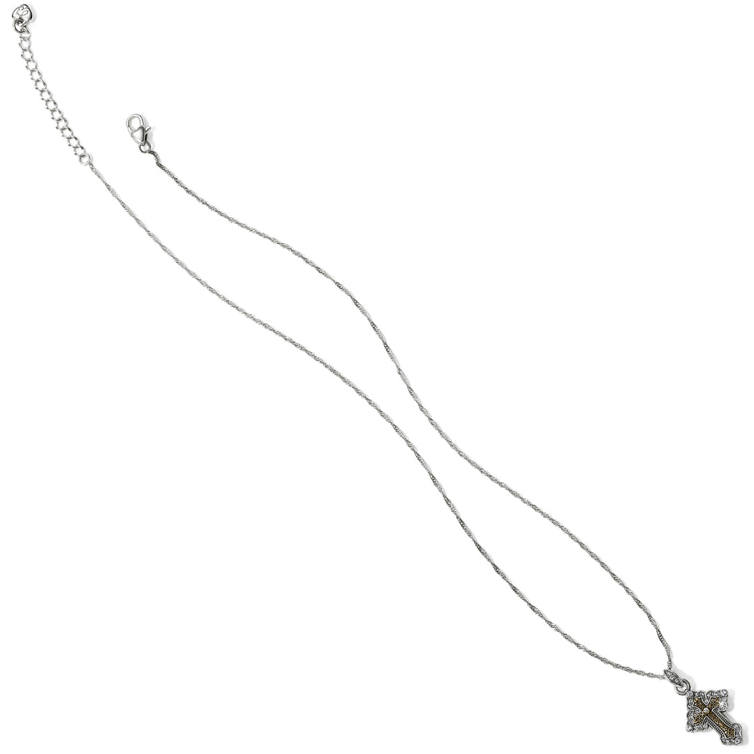 Brighton Greek Petite Cross Necklace