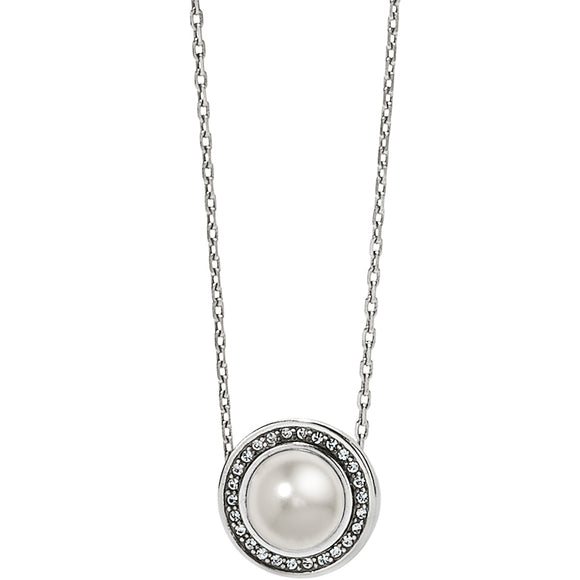 Brighton Chara Ellipse Pearl Short Necklace
