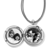 Brighton Toledo Alto Noir Convertible Locket Necklace