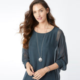 Brighton Toledo Alto Noir Convertible Locket Necklace