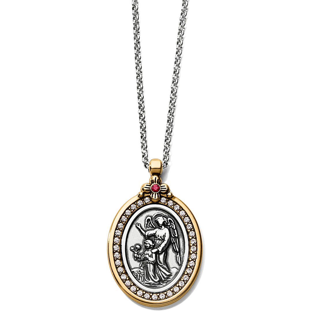 Brighton Guardian Angel Two-Tone Pendant Necklace
