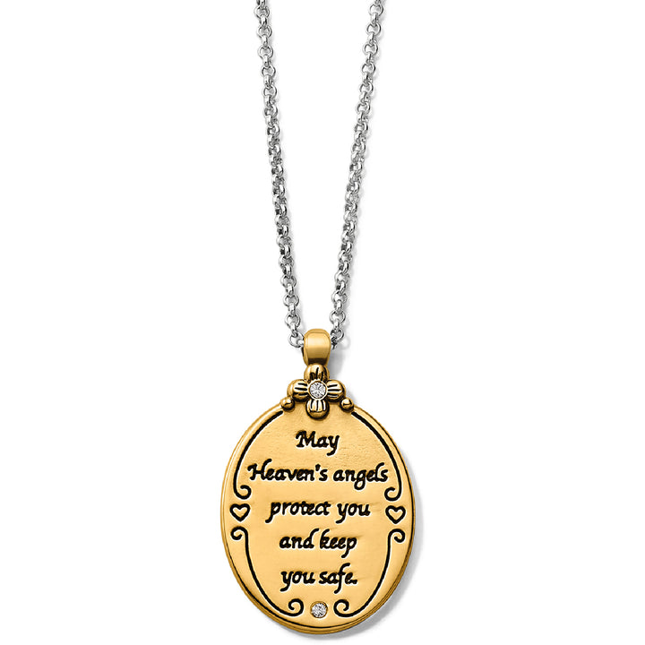 Brighton Guardian Angel Two-Tone Pendant Necklace