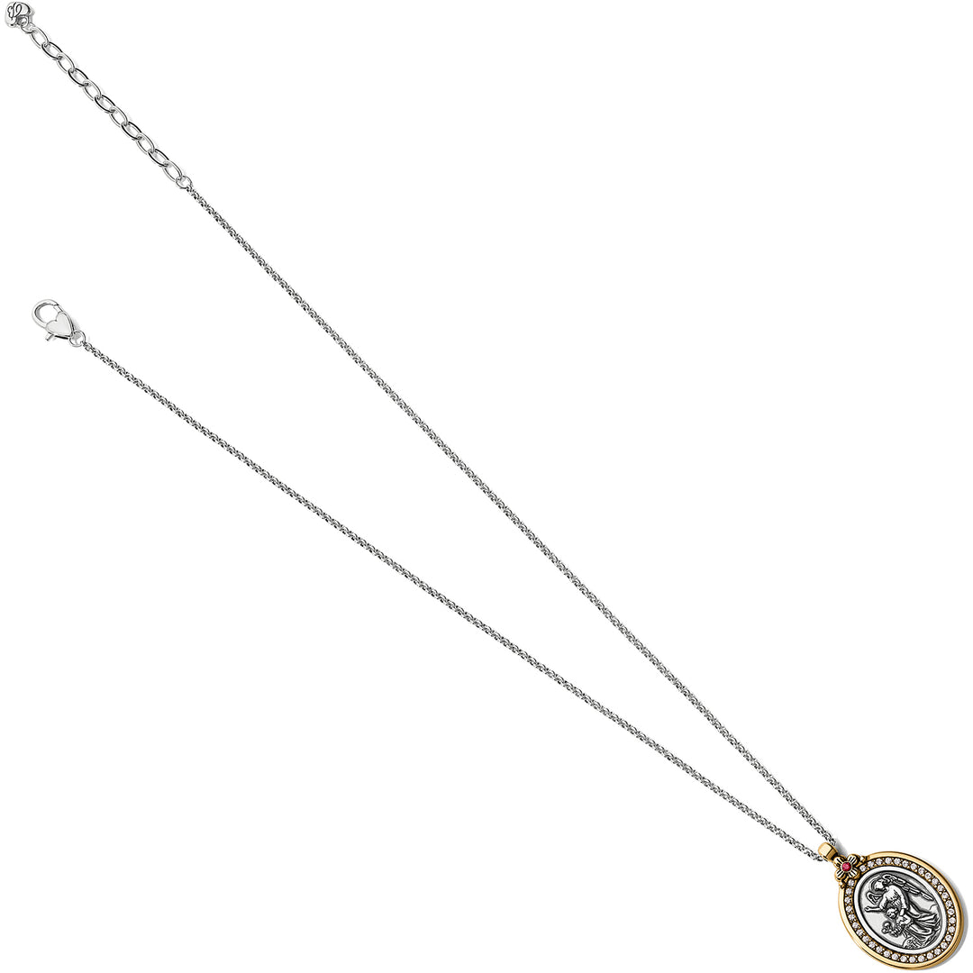 Brighton Guardian Angel Two-Tone Pendant Necklace
