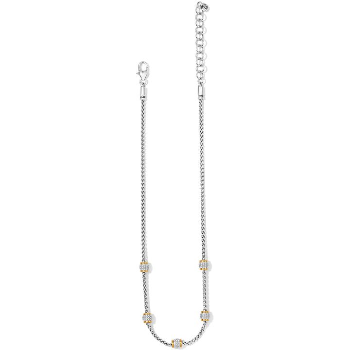 Brighton Meridian Petite Short Necklace - Silver/Gold