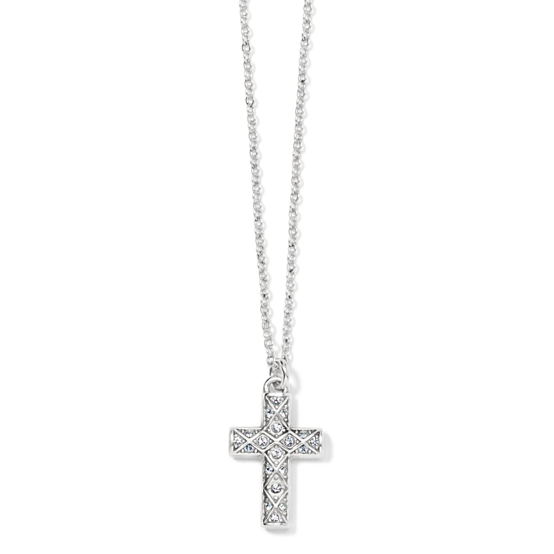 Brighton Diamond Cross Necklace Gift Box