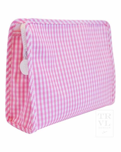 TRVL Roadie Small - Pink Gingham