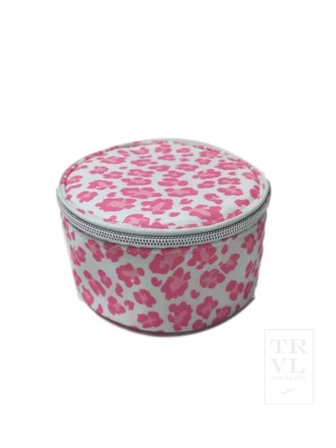 TRVL Round Jewel - Cheetah Pink