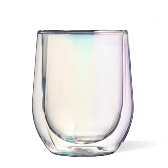 Corkcicle 12oz Stemless Glass Set (2) - Prism