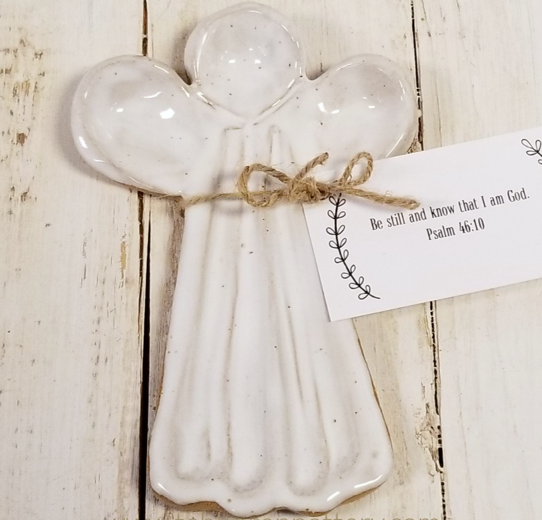 Tab Boren Encouragement Angel - White