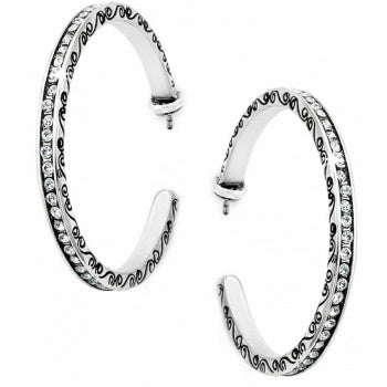 Brighton Secret of Love Hoop Post Earrings