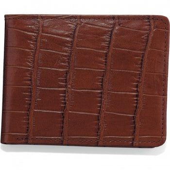 Brighton Rockefeller Passcase Wallet - Brown
