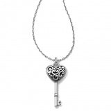 Brighton Contempo Heart Key Necklace