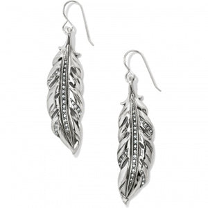 Brighton Contempo Ice Feather French Wire Earrings