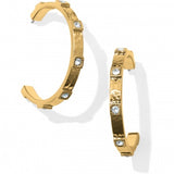 Brighton Meridian Zenith Station Hoop Earrings - Gold
