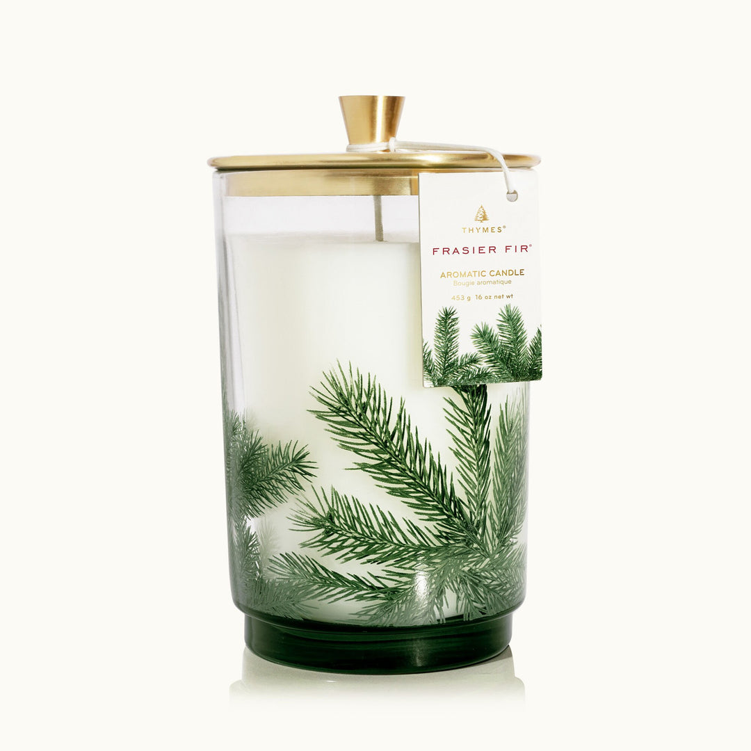 Thymes Heritage Large Pine Needle Luminary - Frasier Fir