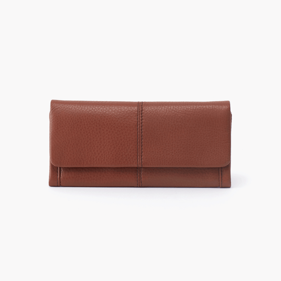 Hobo Wonder Wristlet Wallet - Toffee Velvet Hide